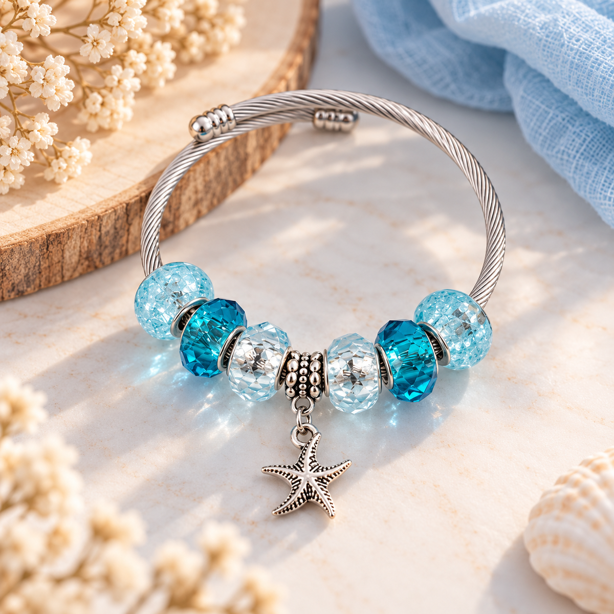 Bracelet Jonc à Charms