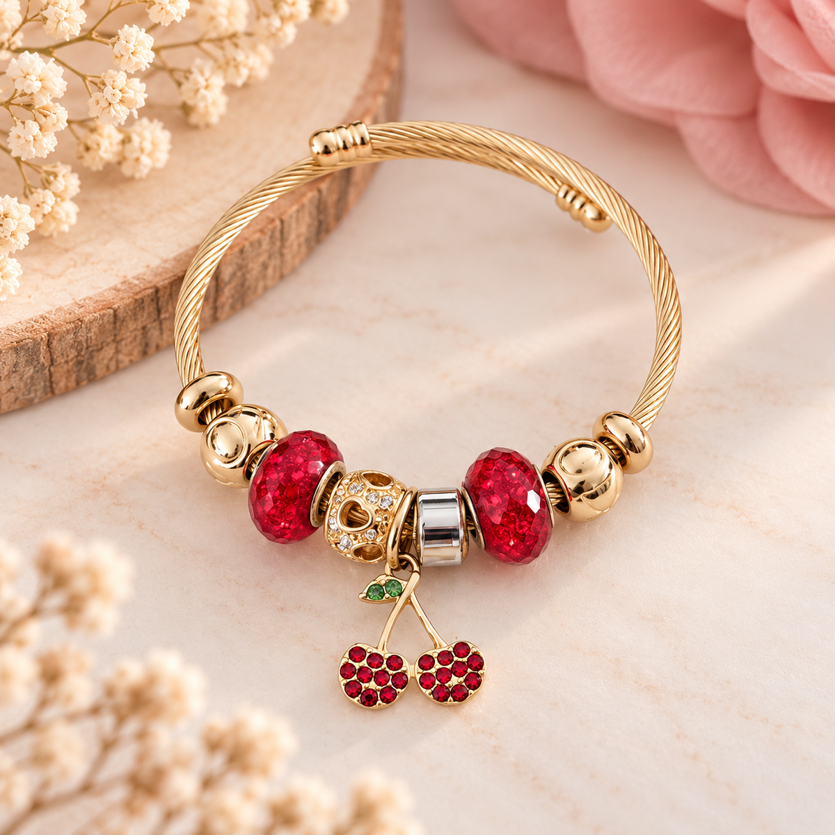 Bracelet Jonc à Charms