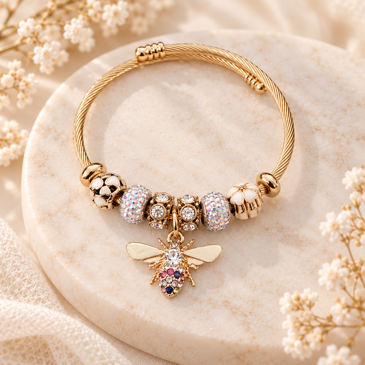 Bracelet Jonc à Charms