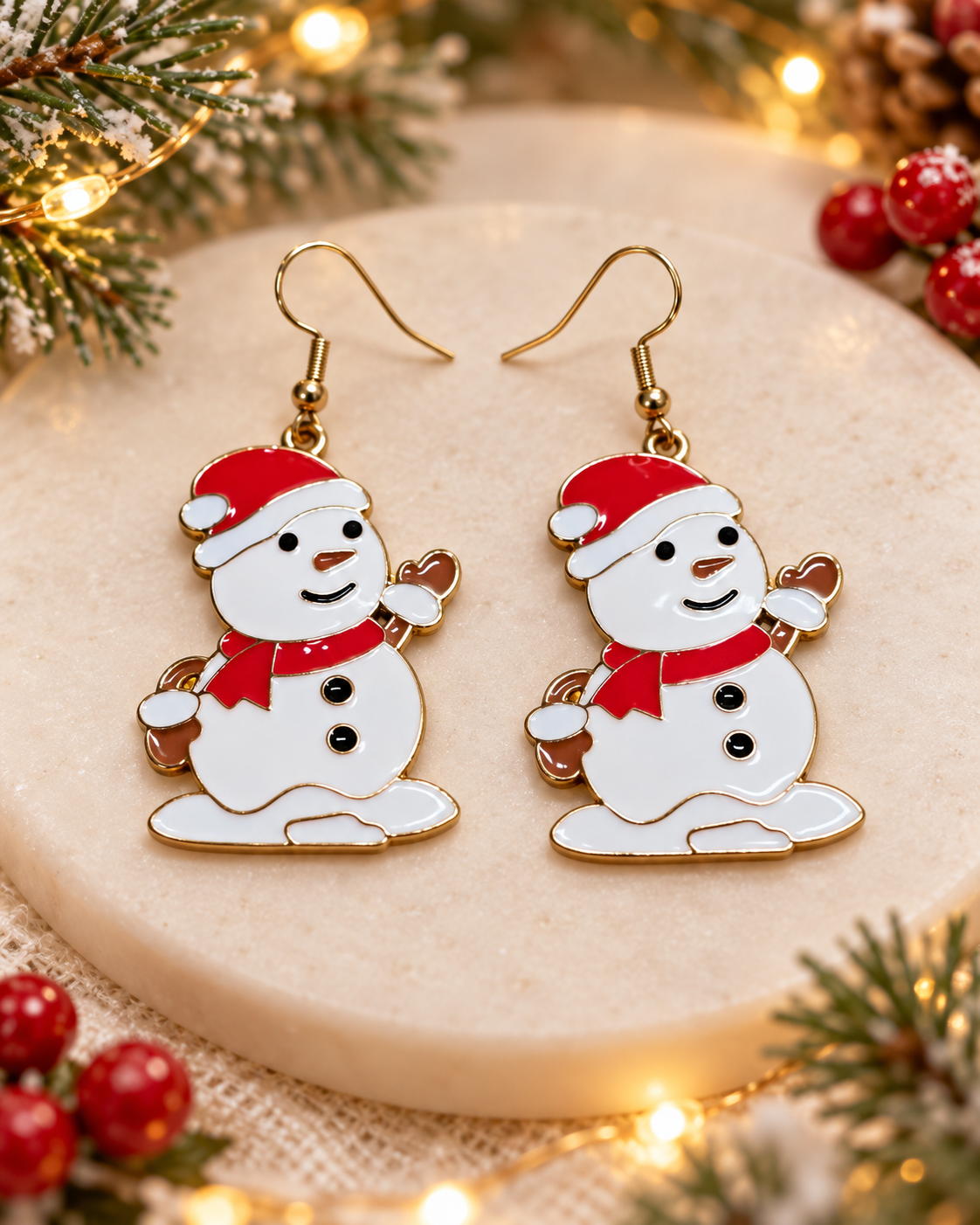 Boucles d’oreilles Noël