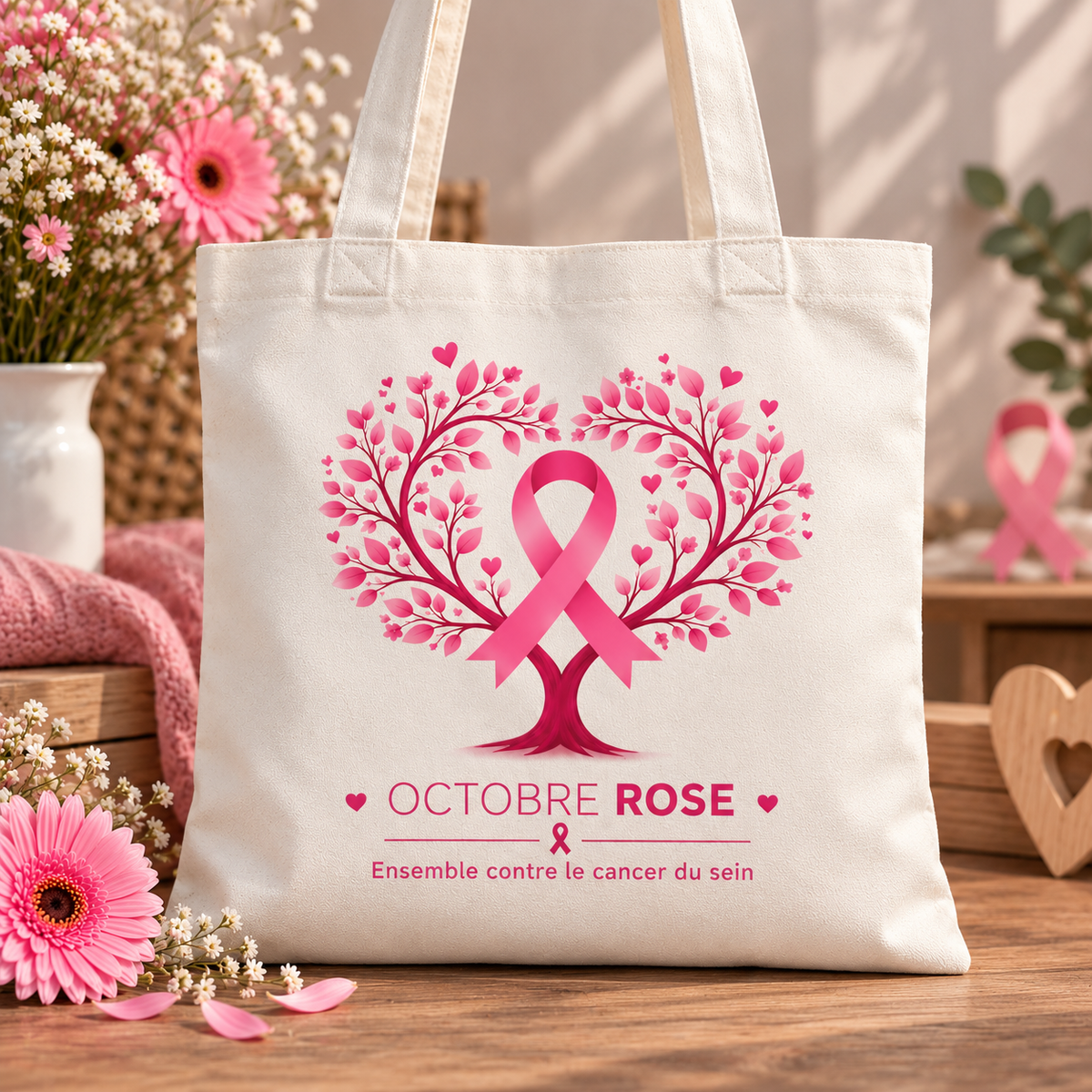 Tote bag Octobre Rose