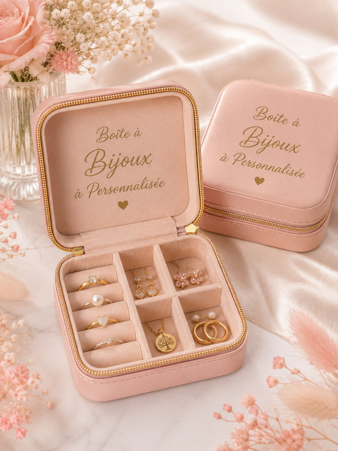 Boîte à Bijoux à Personnaliser