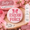 Badges Octobre Rose
