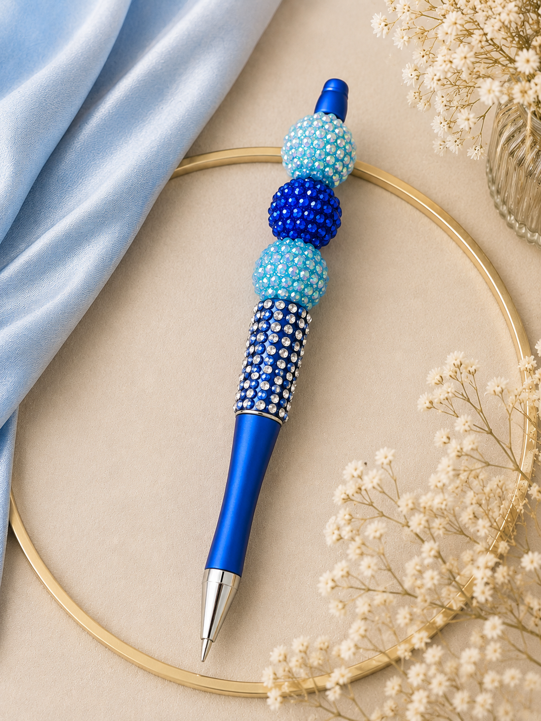 Stylo à Perles Strass & Paillettes