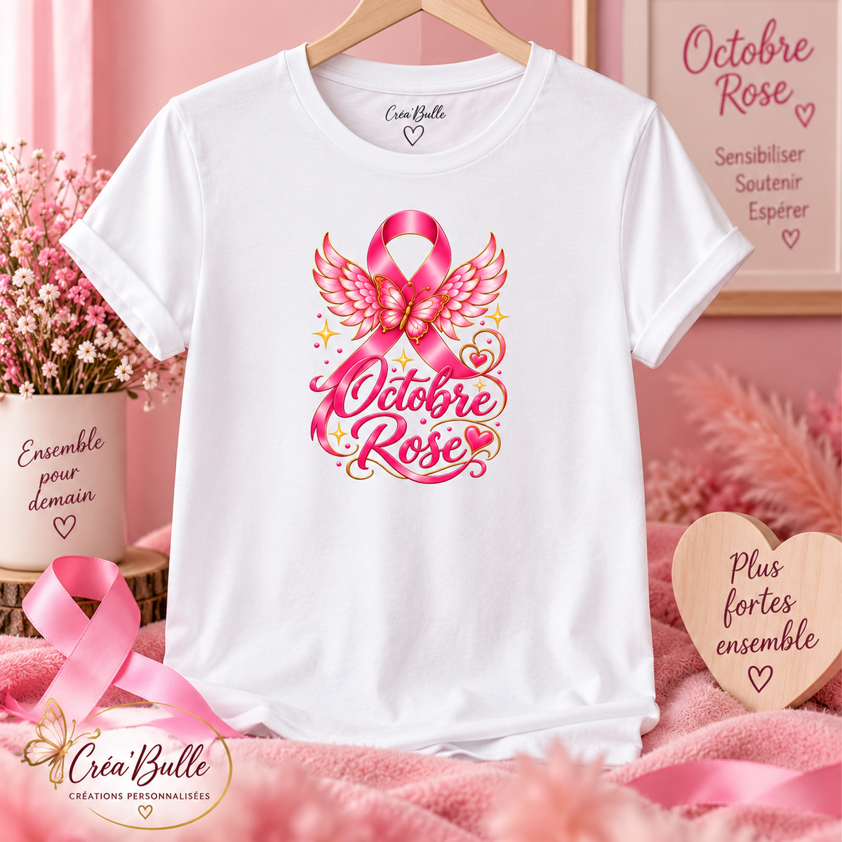 Tee Shirt Octobre Rose